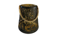 Dameco Laterne Forest mit Kordel, Metall Schwarz-Gold, 26x31 cm (DxH)