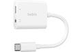 Belkin RockStar 3.5mm Audio + USB-C Weiss