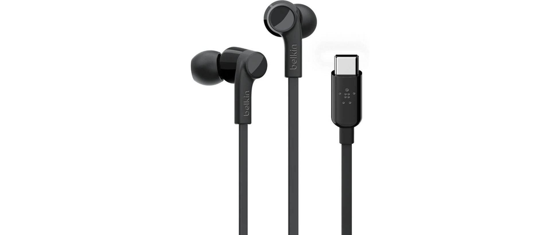 Belkin Rockstar In-Ear Kopfhörer USB-C Anschluss, Schwarz