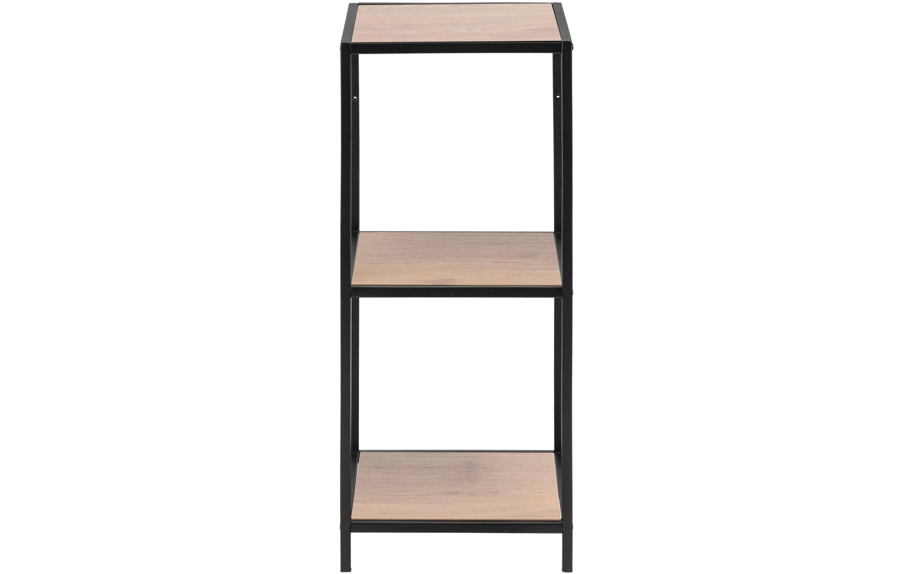 AC Design Regal Seaford MDF/Stahl, 35x37x82,5 cm, Wildeiche