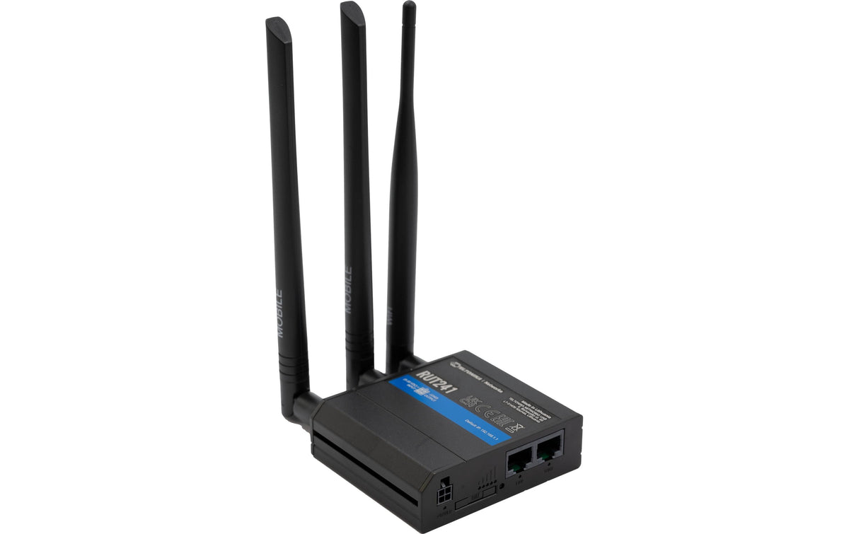 Teltonika LTE Industrierouter inkl. WLAN RUT241, Cat.4 LTE/3G/2G, 2x LAN, 2.4Ghz