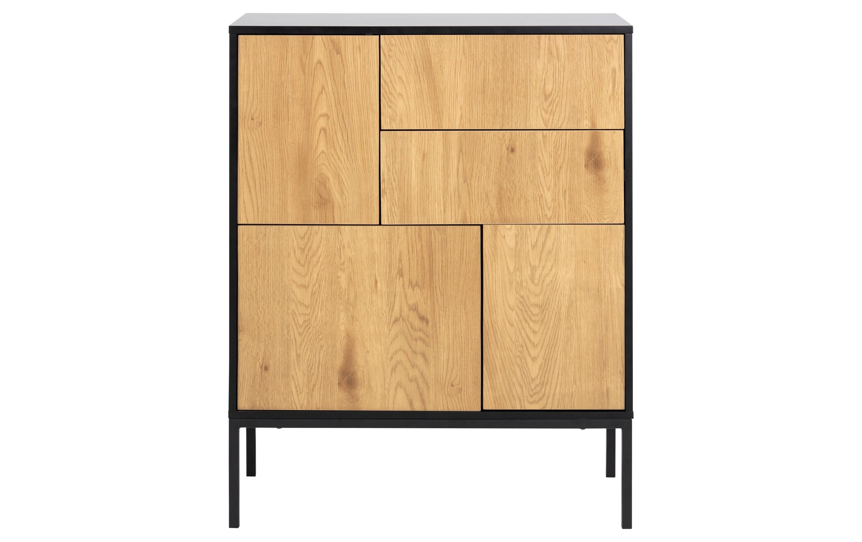 AC Design Sideboard Seaford MDF/Stahl, 80x40x103 cm