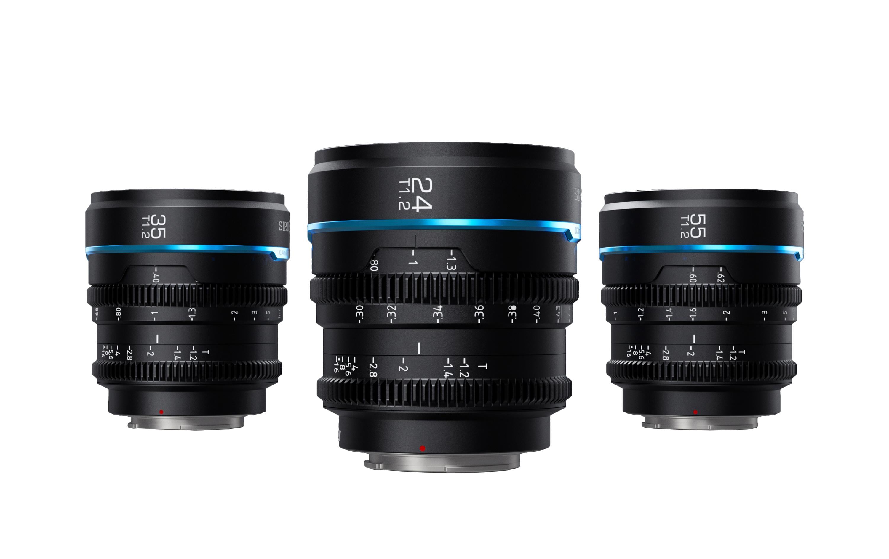 MS-3SEB Nightwalker Series 24, 35&55mm T1.2 X Mount, Black