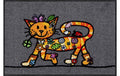 Salonlöwe Funky Cat  Fussmatte 50x75 cm, Flor Polyamid, Anti-Rutsch