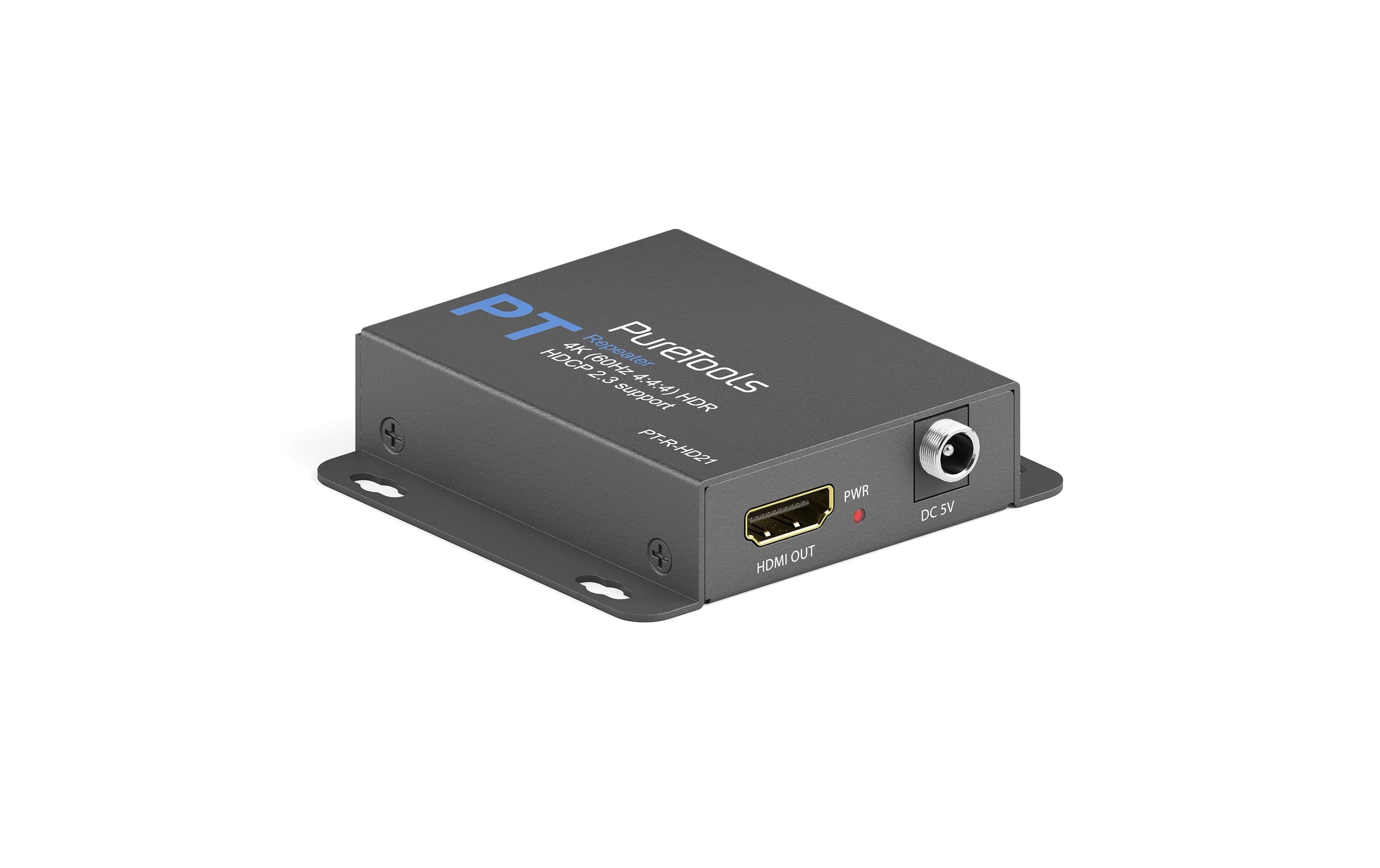 PureTools PT-R-HD21 Repeater HDMI 2.0, 4K