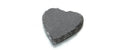balthasar Deko Aufhänger Herz, Schiefer 8x0.5x7 cm (BxHxT), Anthrazit