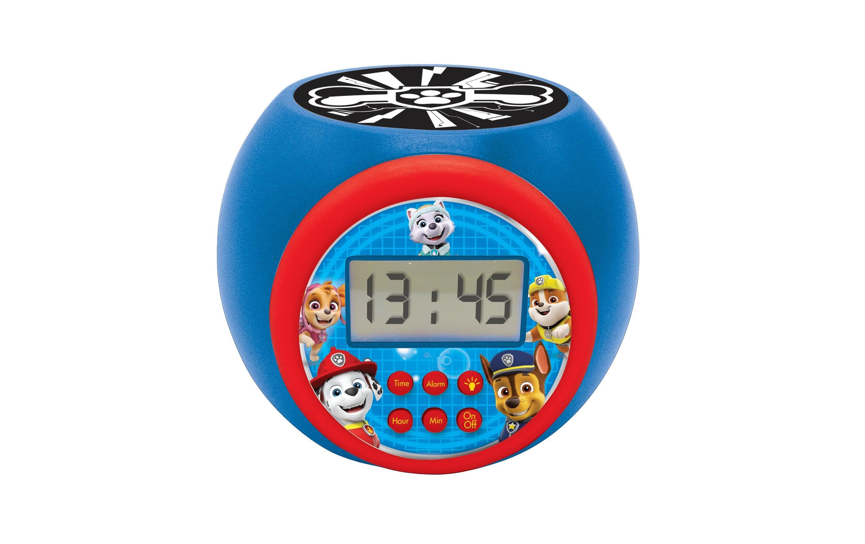 Paw Patrol Projektionswecker mit LED Farbwechsel und Timer-Funktion