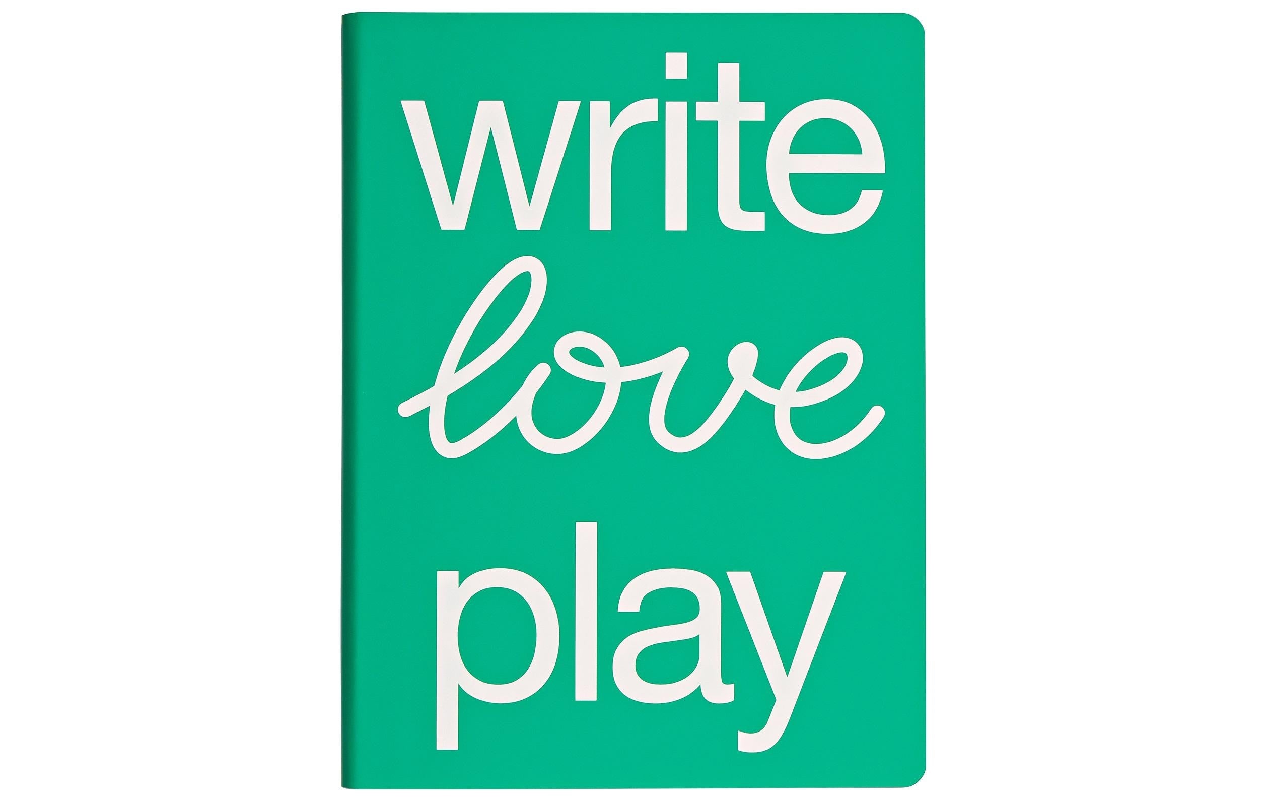 NUUNA GRAPHIC L, WRITE LOVE PLAY Notizbuch, GRAPHIC L
