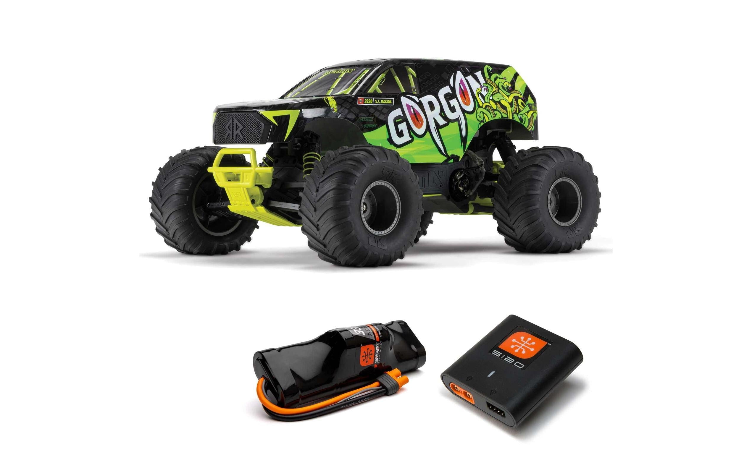 Arrma Gorgon Mega 550 4X2 RTR Gelb