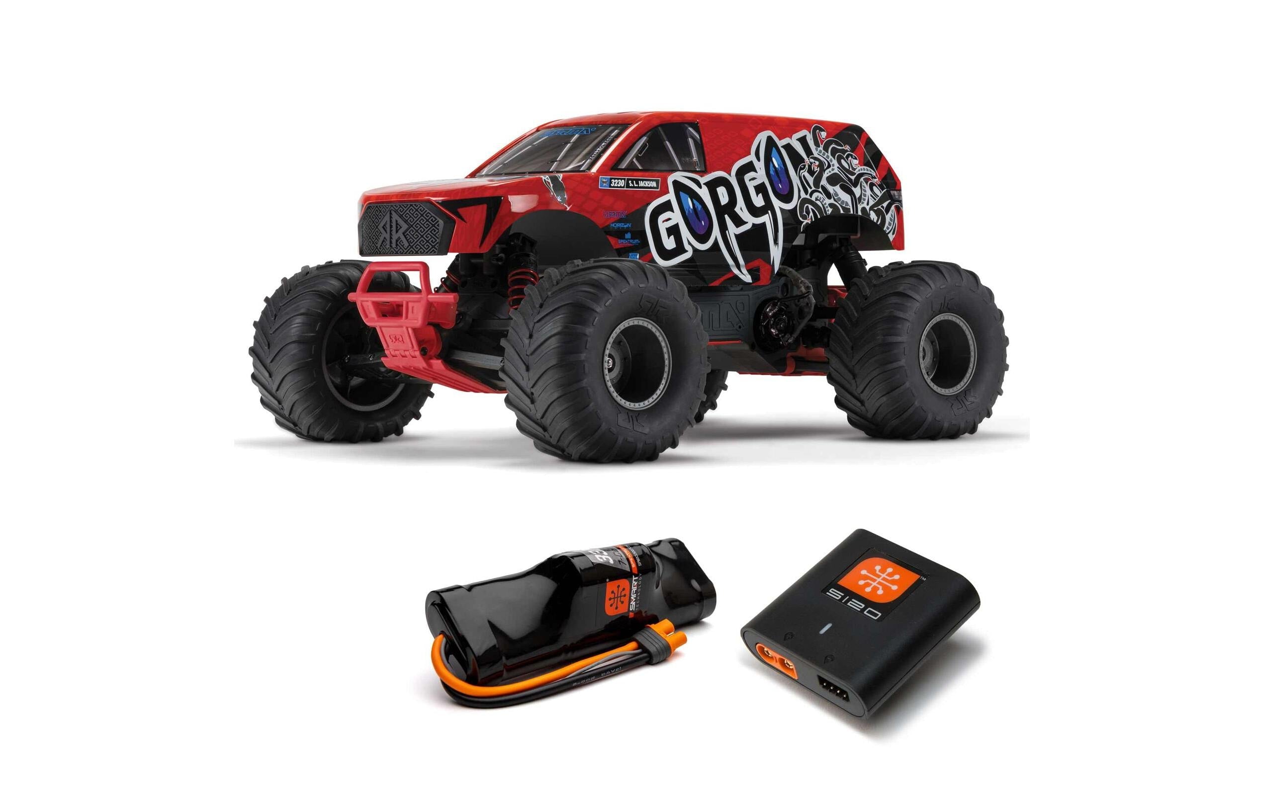 Arrma Gorgon Mega 550 4X2 RTR Rot