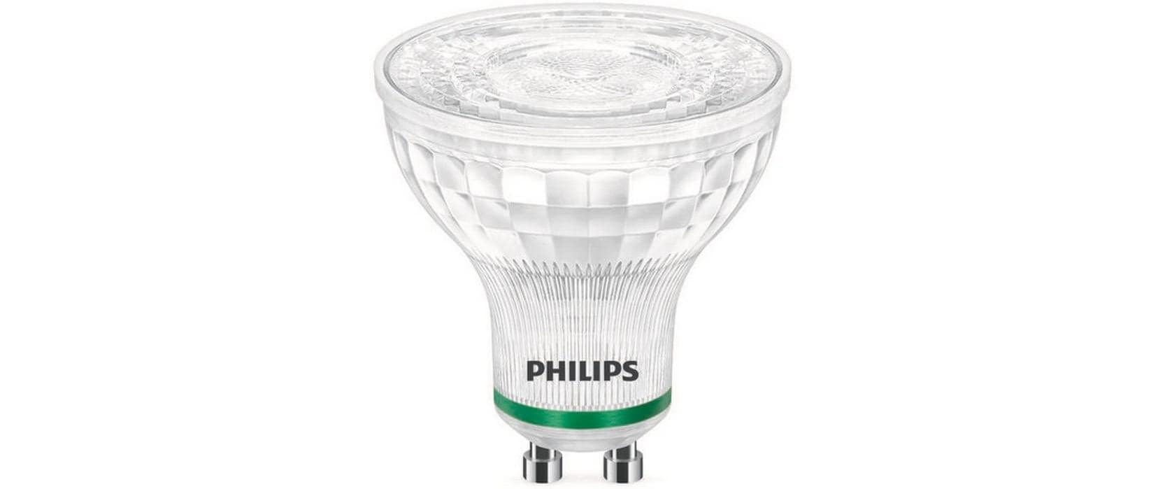 Philips LED Lampe 2.4W (50W) GU10, 380lm, 3000K, nicht dimmbar