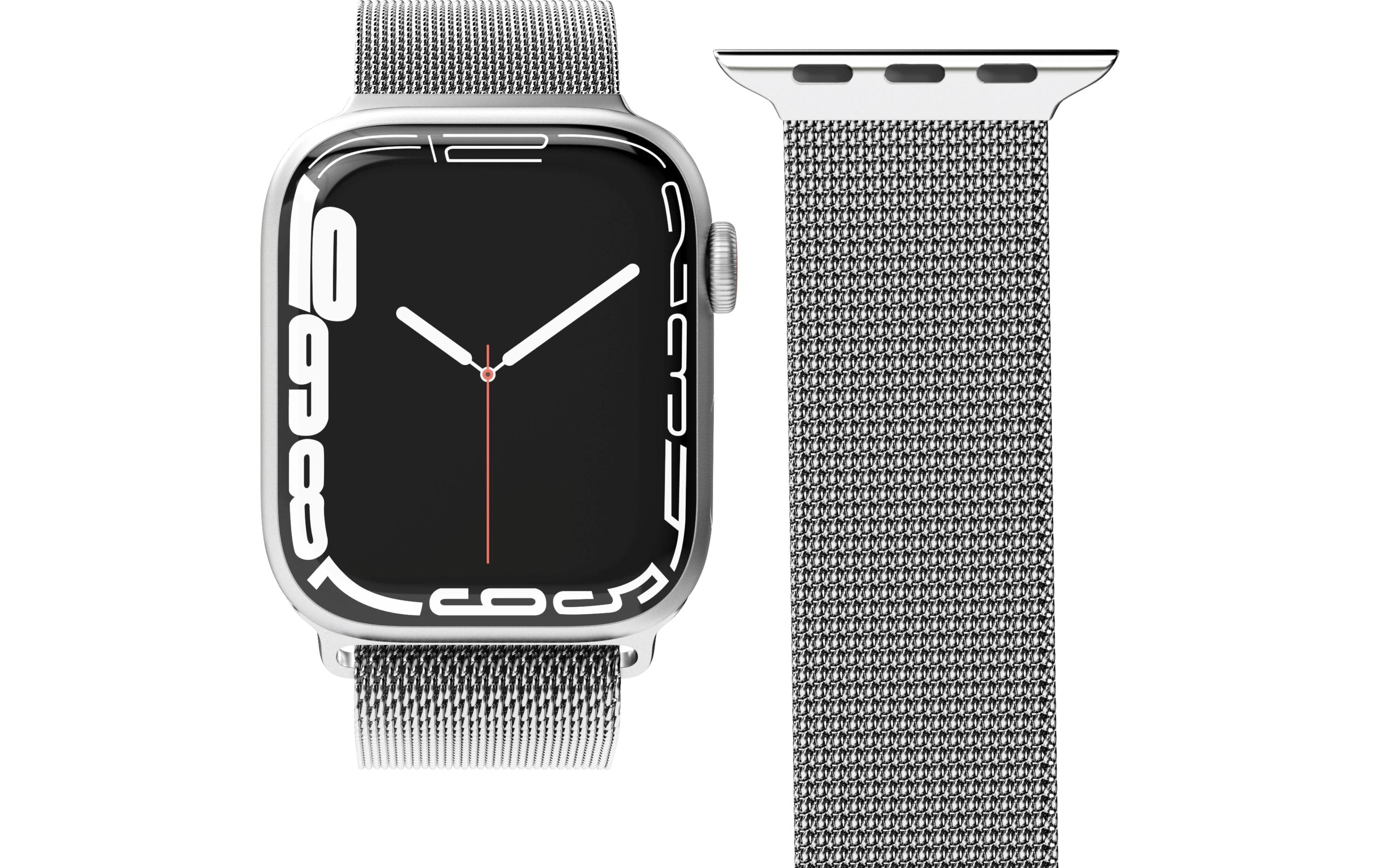 Vonmählen Milanese Loop 1, Silver Apple Watch 40/41/42mm
