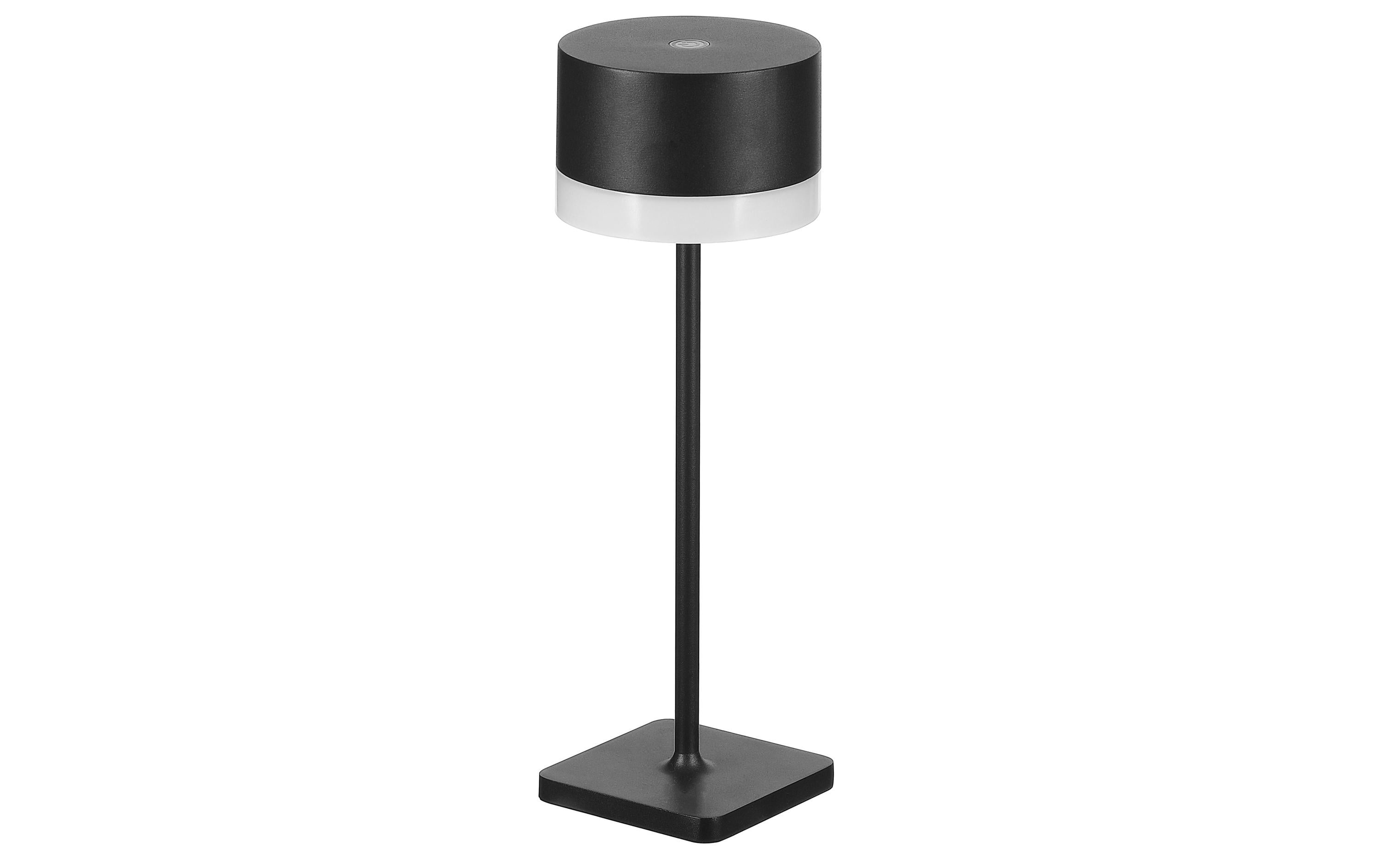 MSCH Akku Tischleuchte SURYA Schwarz IP54, Warmweiss, LED 200lm, USB-C