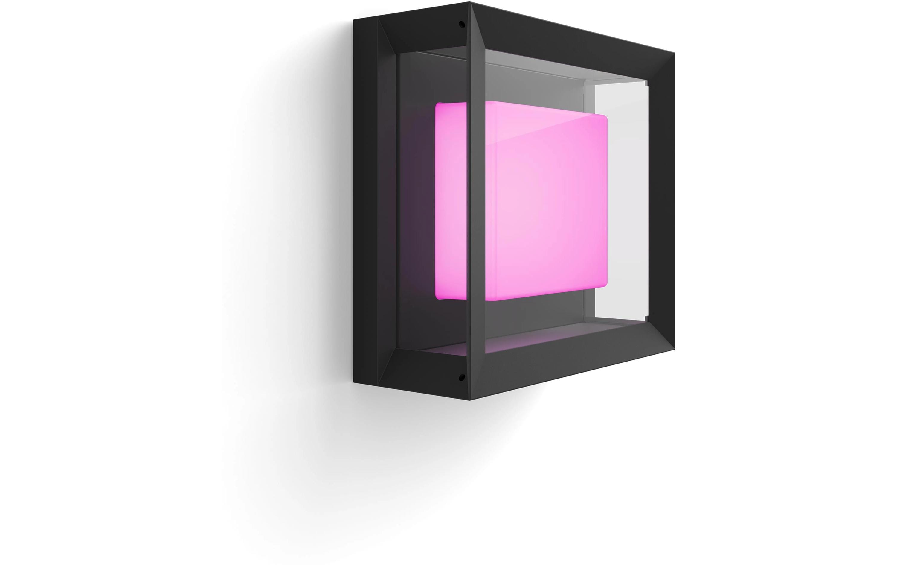 Philips Hue Wand- Deckenleuchte "Econic" 16W, 1200lm, 2200-6500K, schwarz