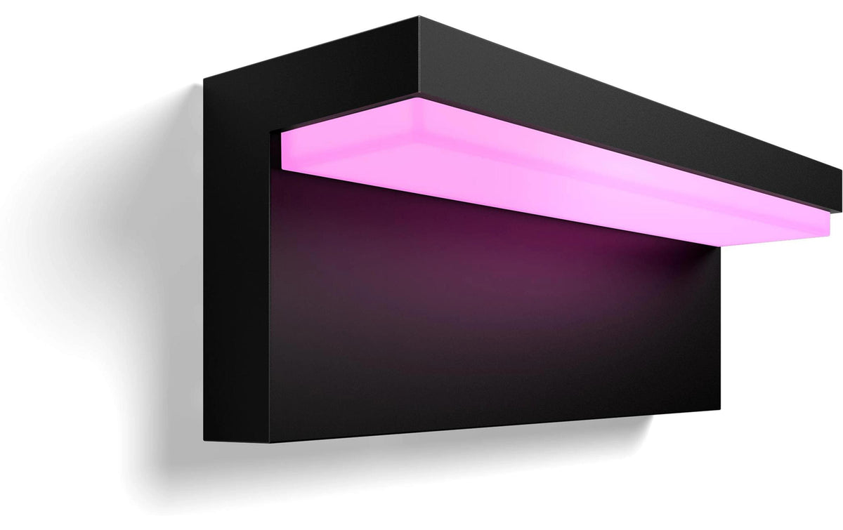 Philips Hue Wandleuchte "Nyro" bk 13.5W, 1000lm, 2200-6500K, schwarz
