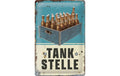 Nostalgic Art Schild Tankstelle Bier Metall, 20x30 cm