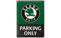 Nostalgic Art Schild Skoda Parking only Metall, 30x40 cm