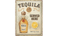 Nostalgic Art Schild Tequila Served Here Metall, 30x40 cm