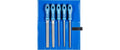 PFERD Werkstattfeilen-Set WR 5-tlg.Hieb 1 200mm, in Rolltasche