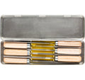 PFERD Schlüsselfeilen-Set 6-tlg. 100mm Hieb 2, m. Holzheft