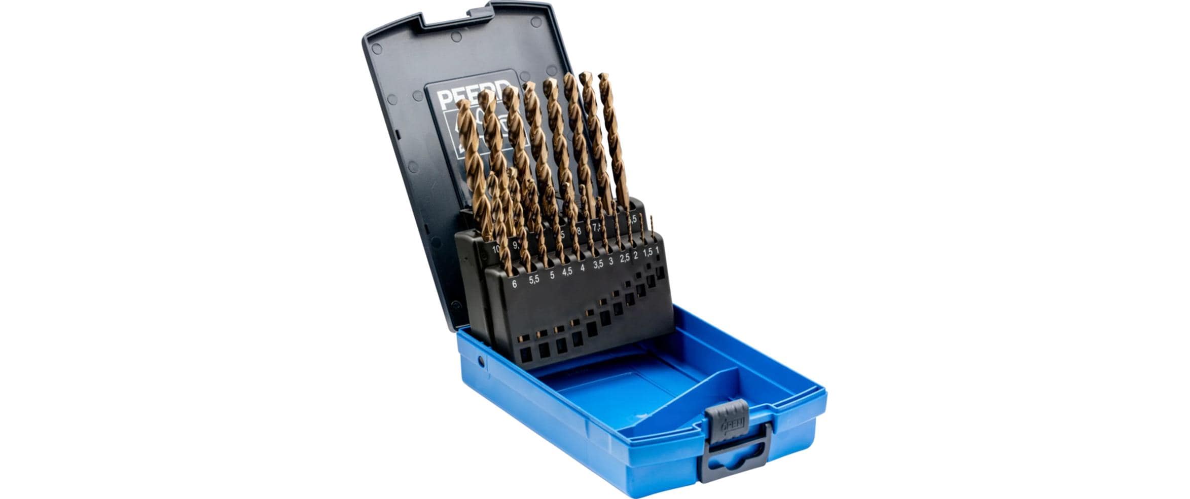 PFERD Spiralbohrer-Set 19-tlg. Inox HSSE N DIN 338