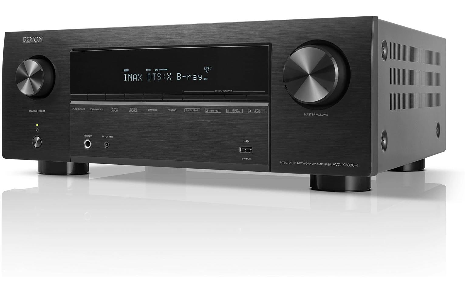 Denon AVC-X3800H, 9.4 AV-Receiver Schwarz