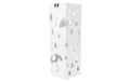Songmics Schrimständer Weiss, Eisen 15.5x15.5x49 cm