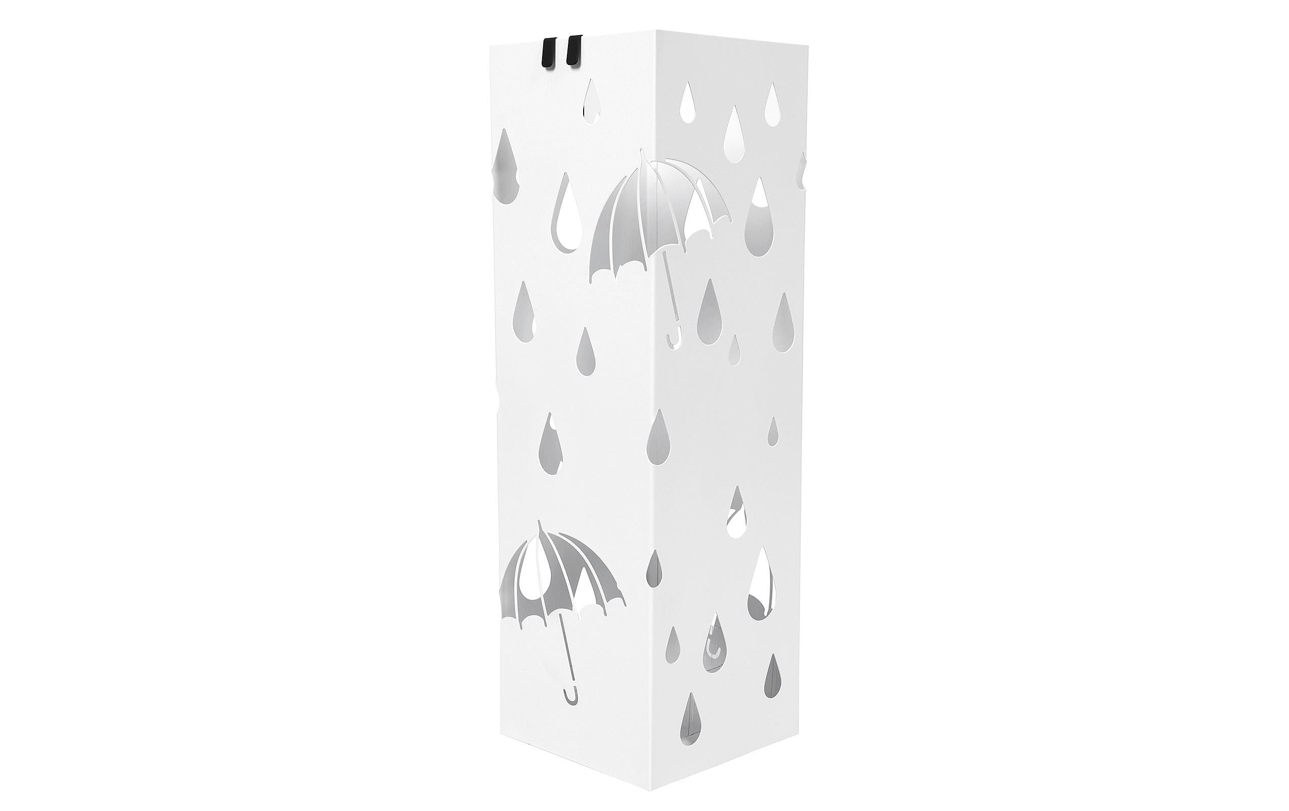 Songmics Schrimständer Weiss, Eisen 15.5x15.5x49 cm