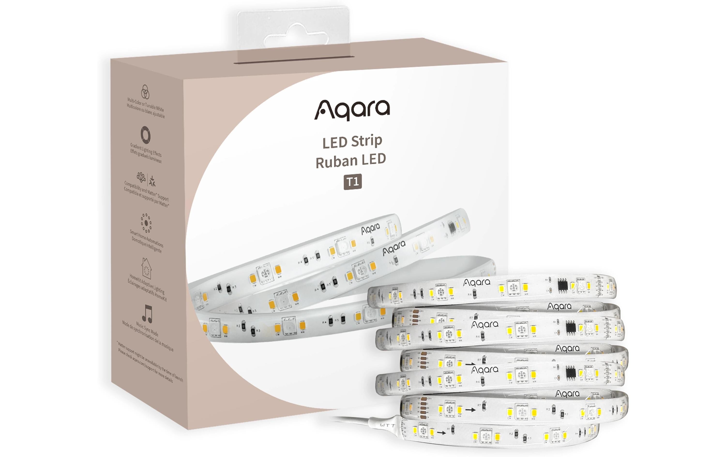 Aqara Zigbee 3.0 LED Strip 2m DC 5V Länge 1 M 90LEDS
