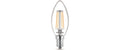 Philips LED Lampe 4.3W (40W) E14, B35, 470lm, 2700K, klar