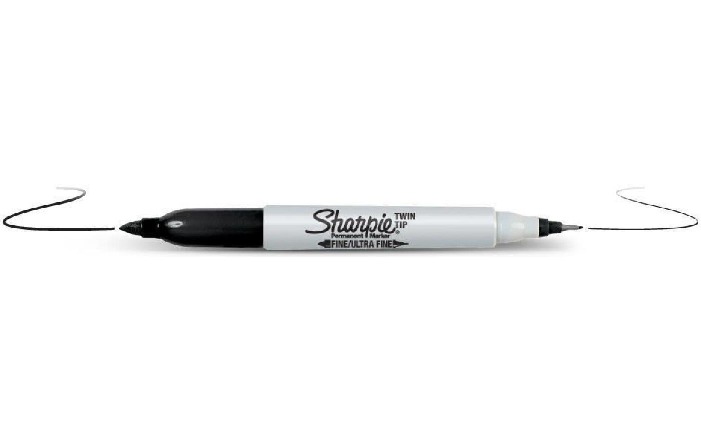 Sharpie Marker Twin TIP 0.9mm + 0.5mm, schwarz