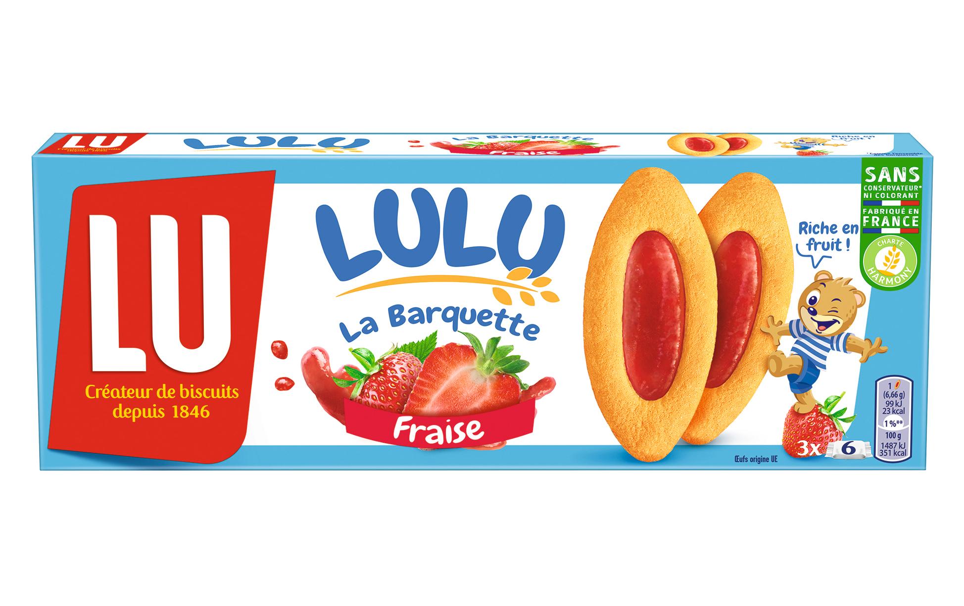 LU Barquette Erdbeer Keks 120g