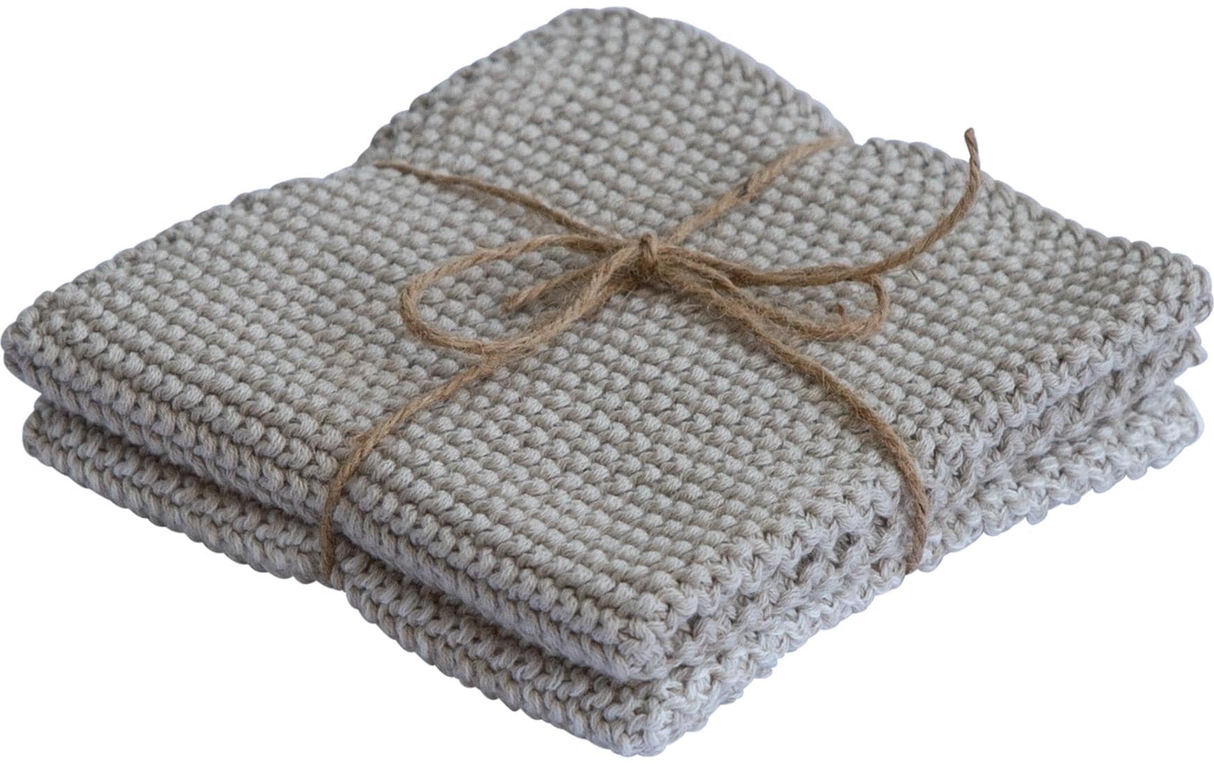 Pichler Spültuch Lola 2er Pack beige 27x27cm
