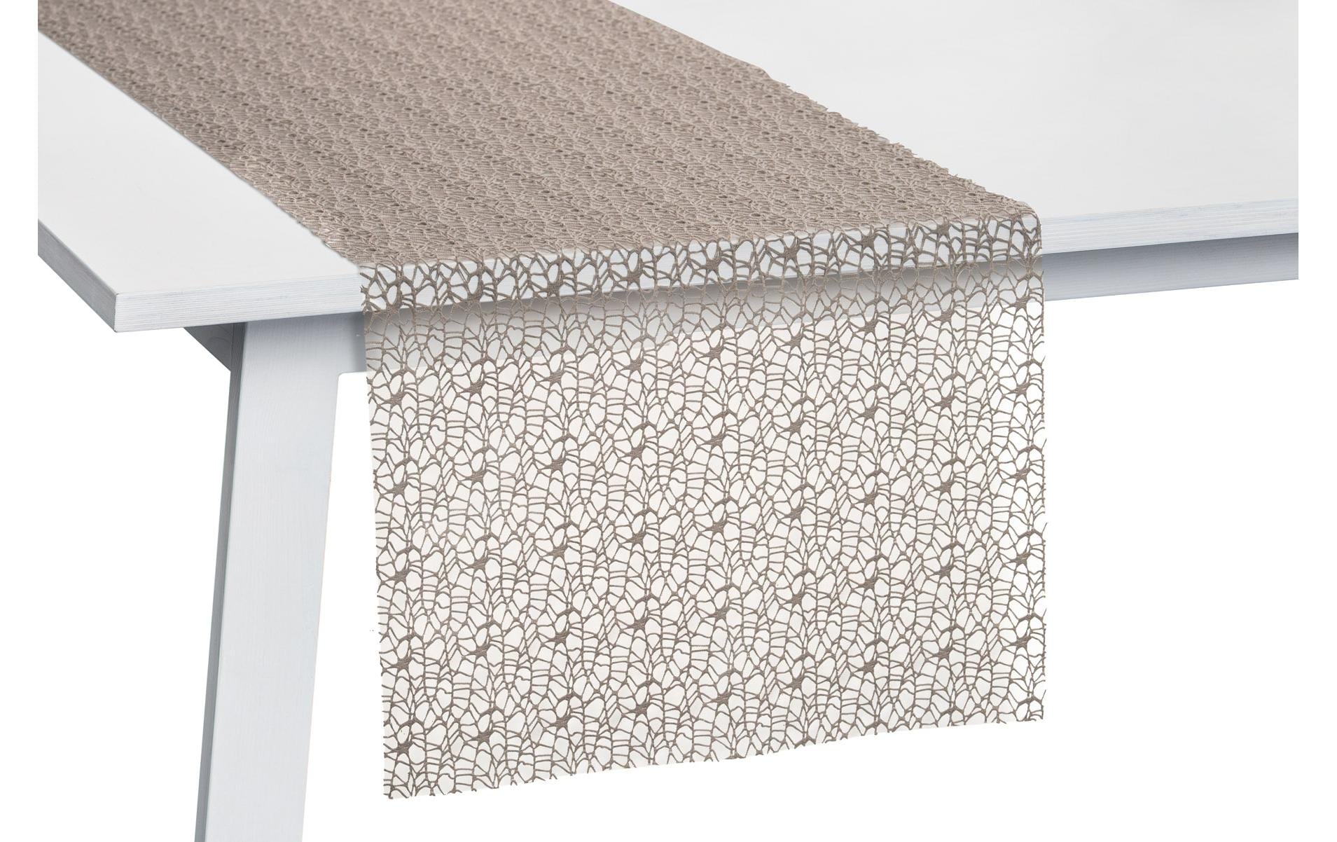 Pichler Tischläufer Network kiesel 45x140cm
