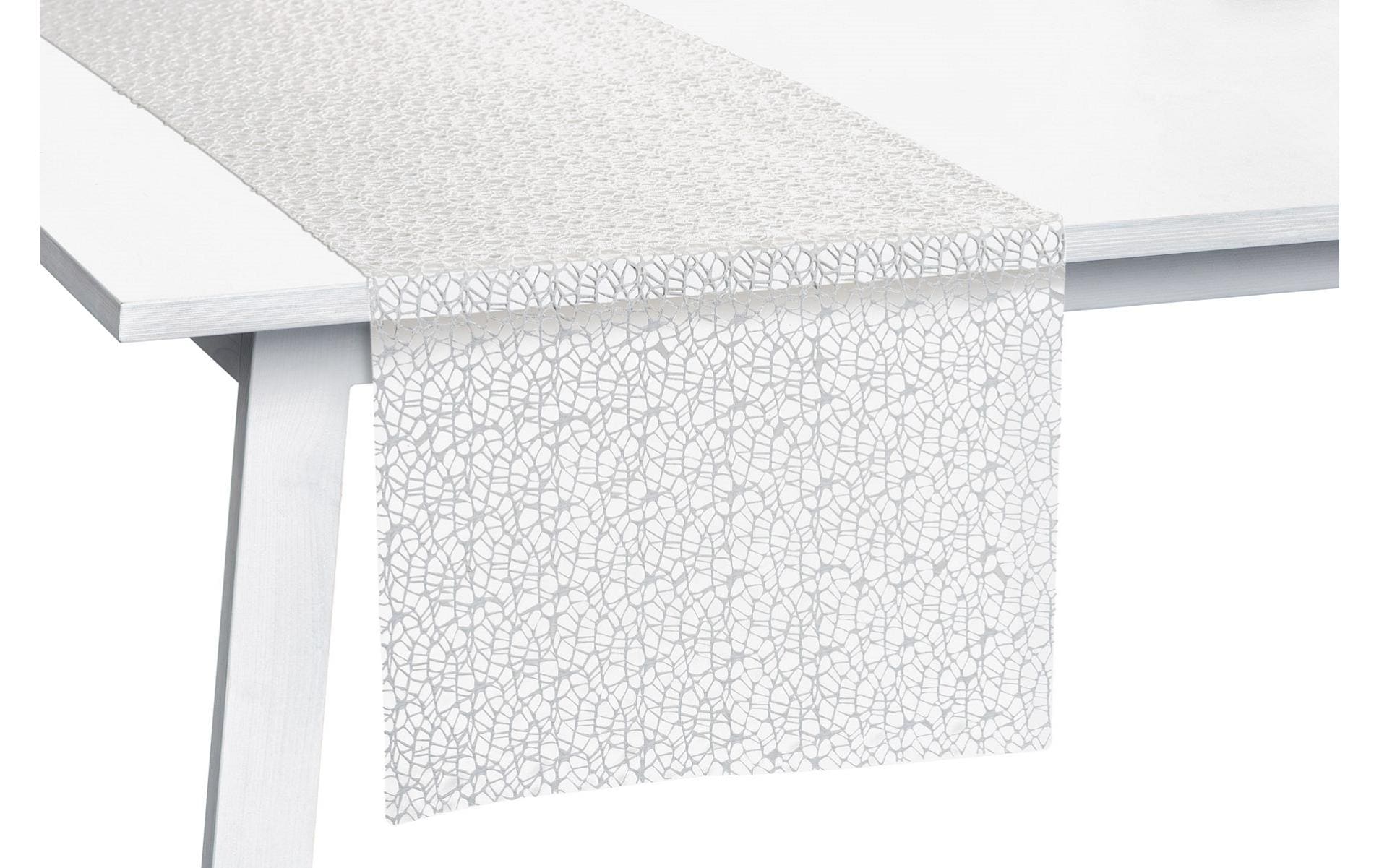 Pichler Tischläufer Network wollweiss 45x140cm