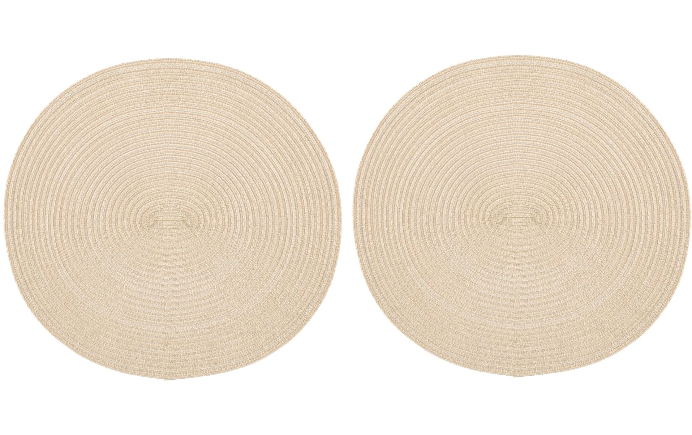 Pichler Tischset Samba-2er creme 38x38cm, 2 Stk