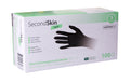 SecondSkin Nitril-Handschuhe S schwarz, 100 Stk