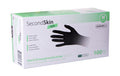 SecondSkin Nitril-Handschuhe M schwarz, 100 Stk