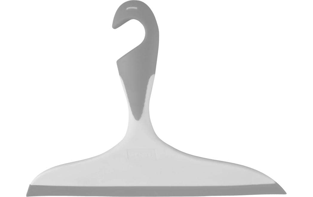 Wenko Duschabzieher Loano Kunststoff, Grau/Weiss