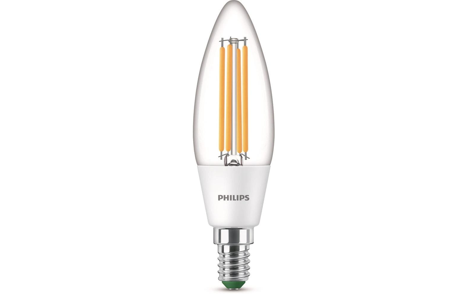 Philips LED Lampe 2.3W (40W) E14, B35, 3000K, klar