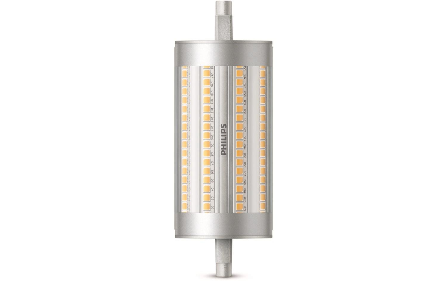 Philips LED Lampe 17.5W (150W) R7S, 118mm, 2460lm, 3000K, klar