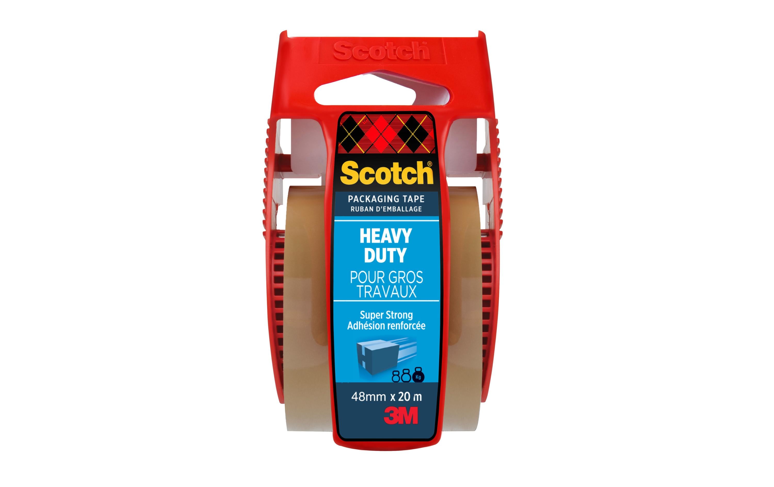 3M Scotch Verpackungsband braun 20 m x 48 mm, auf praktischem Handabroller