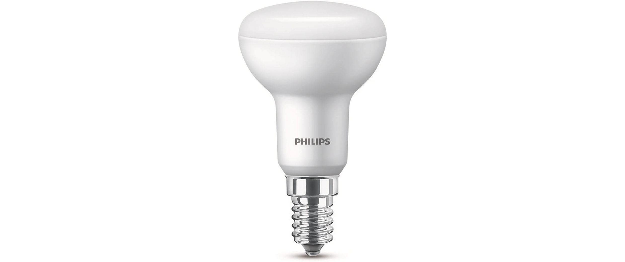 Philips LED Lampe 6W (60W) E14, R50, 2700K, warmweiss