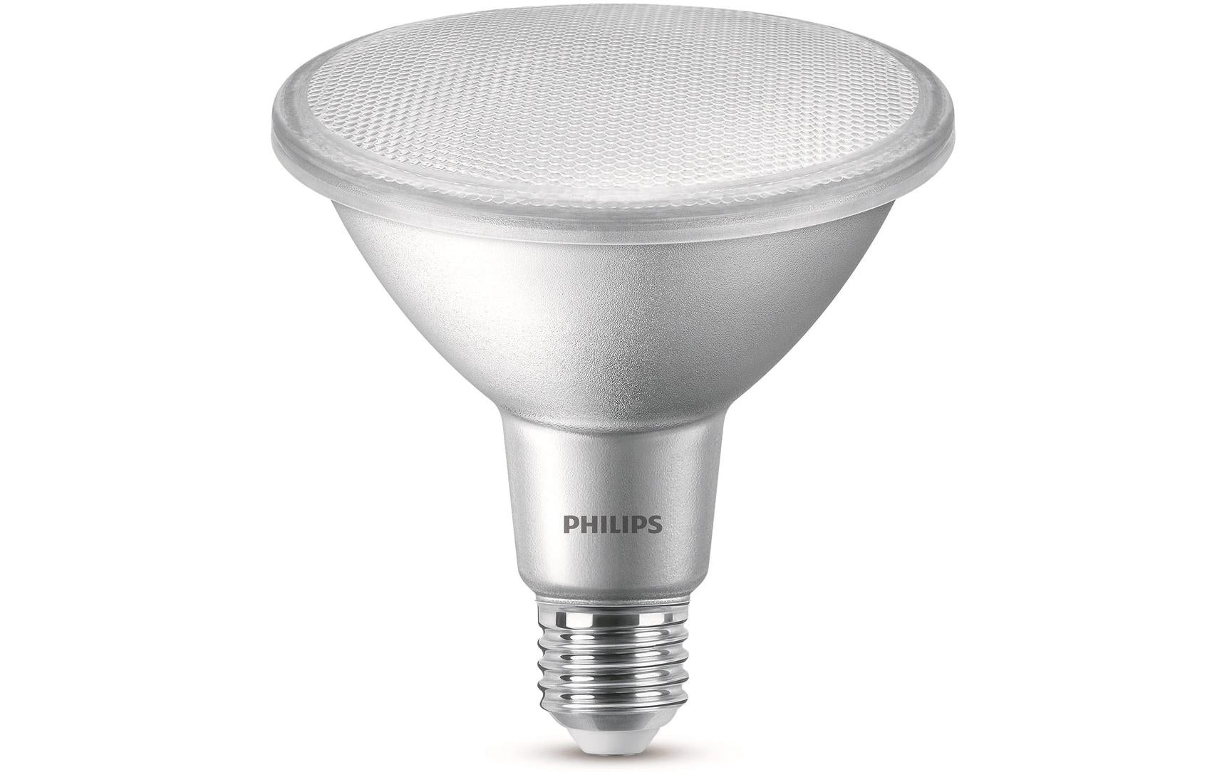 Philips LED Lampe 9W (60W) E27, PAR38, 750lm, 2700K, klar