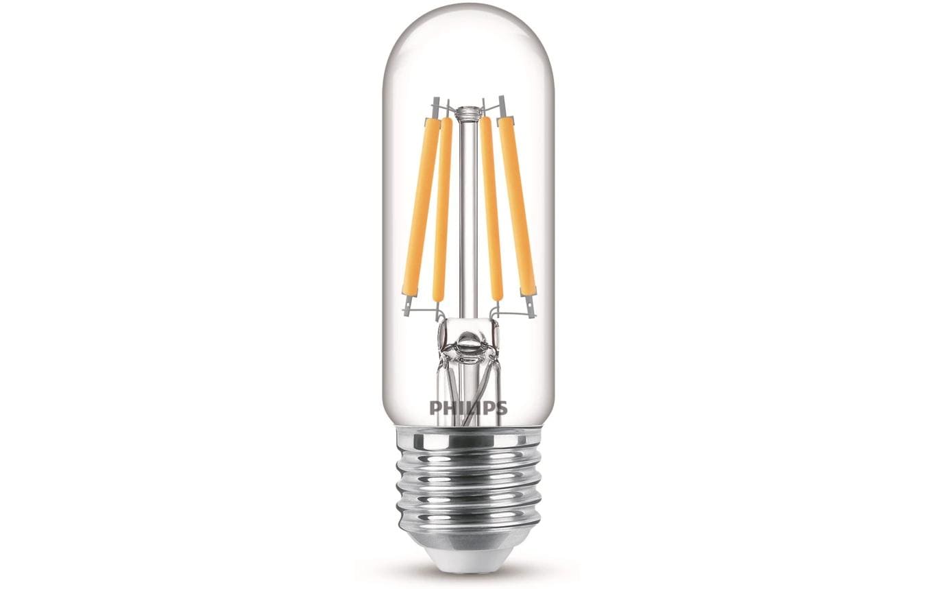 Philips LED Lampe 6.5W (60W) E27, T30, 4000K, kaltweiss