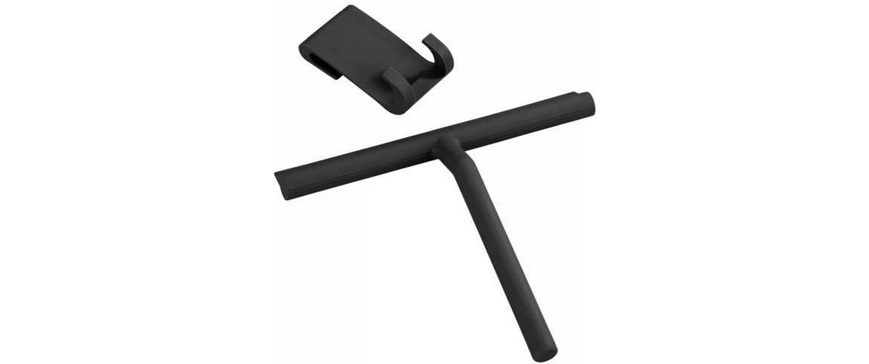 Wenko Duschabzieher Mola Silikon, black