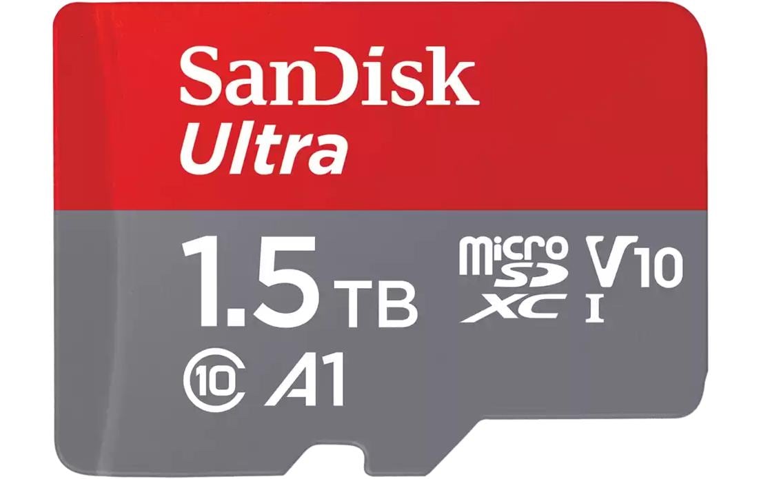SanDisk microSDXC Card Ultra 1.5TB UHS-I U1, Lesen 150MB/s, inkl. SD-Adapter