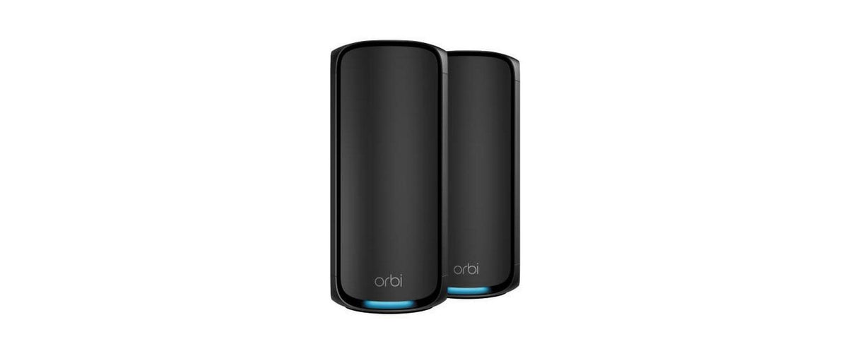 Netgear RBE972SB Orbi Quad-band Mesh 2-Set WiFi 7 System 2-Set schwarz