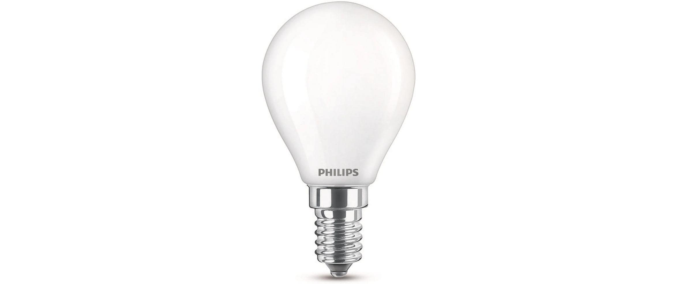 Philips LED Lampe 4.3W (40W) E14, P45, 470lm, 2700K, matt