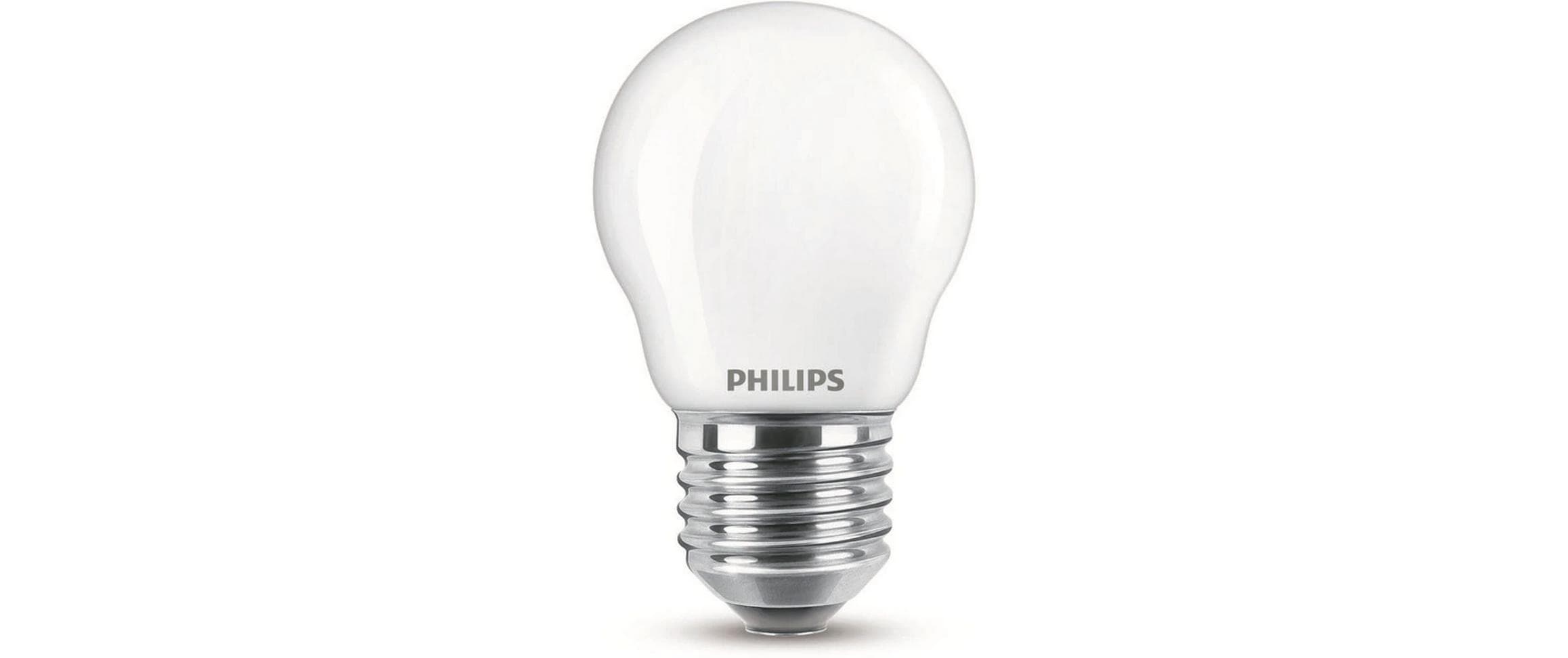 Philips LED Lampe 4.3W (40W) E27, P45, 1055lm, 2700K, matt